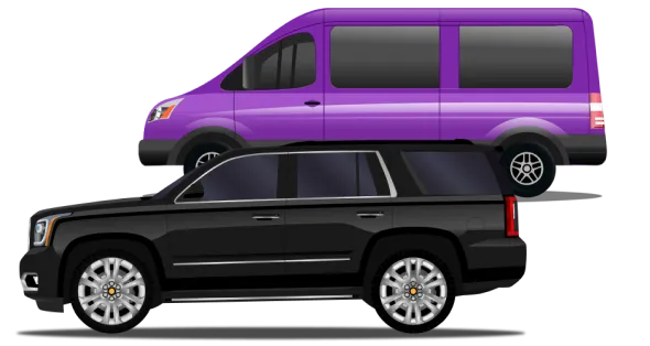 Charter SUV and private van for extended travel