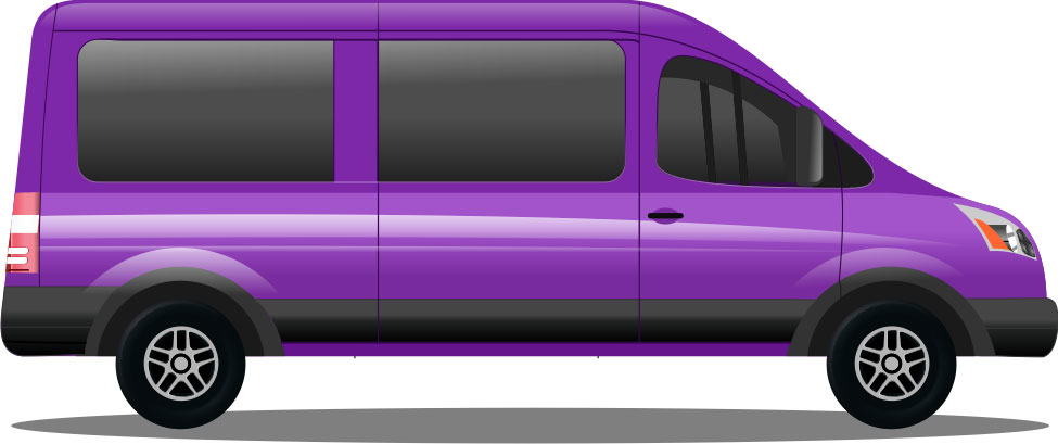 Shuttle Van Cartoon